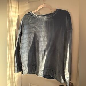 32 Degrees Washed Slate Blue Crewneck Sweatshirt and Joggers